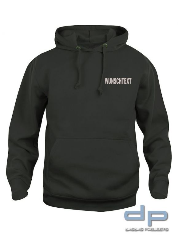 Hooded Sweat mit Wunschaufdruck in verschiedenen Farben