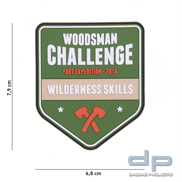 Emblem 3D PVC Woodsman Challenge