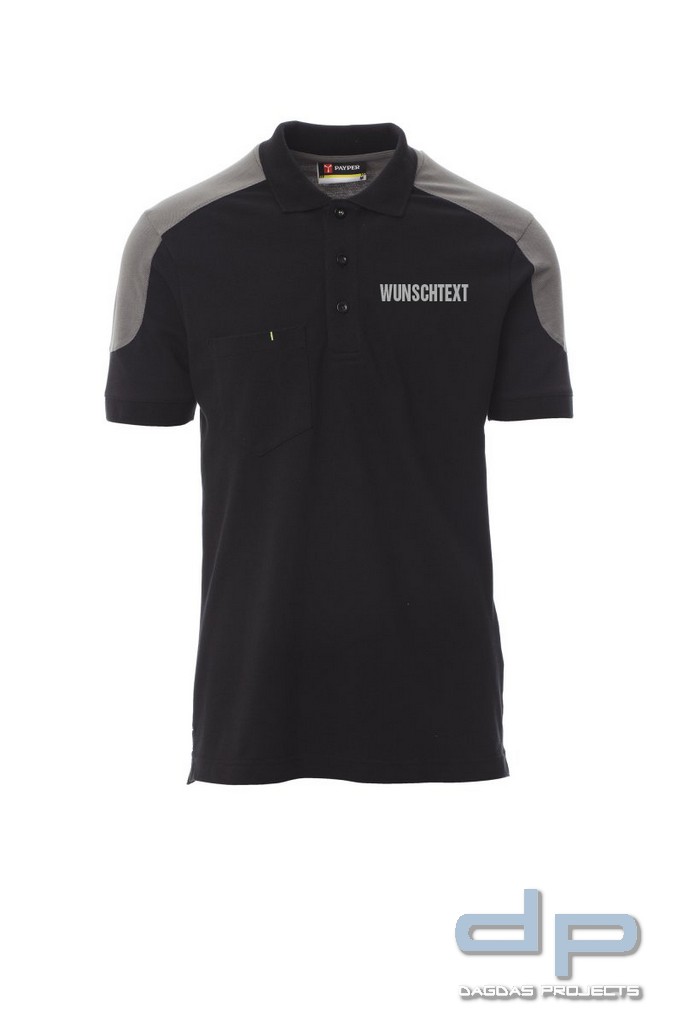 Payper Poloshirt "COMPANY" in verschiedenen Farben mit Wunschaufdruck auf Brust und Rücken