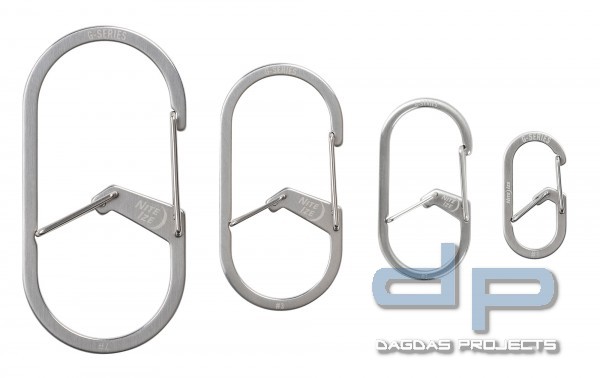 NITE IZE G-SERIES S-BINER KARABINER EDELSTAHL Farbe :Silber Größe S