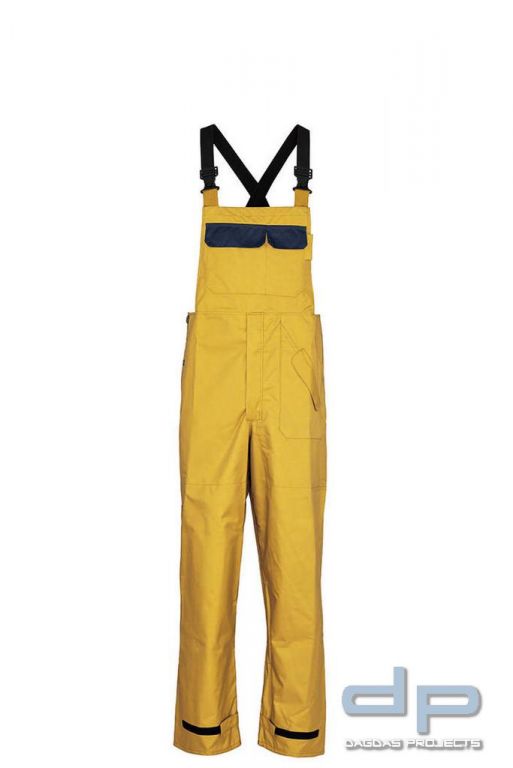 gammatex® Wetterschutzkleidung Latzhose VARIOLINE gelb/navy