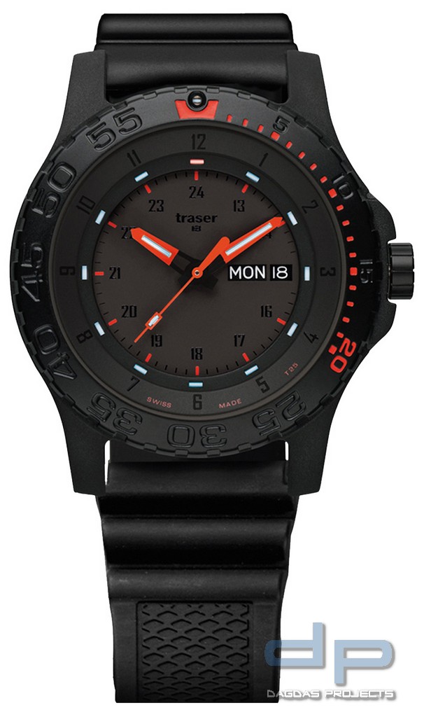 Traser H3 P66 Red Combat Kautschuk