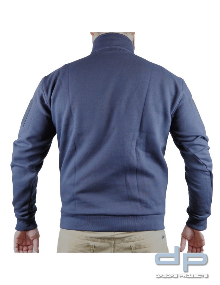 COP® Tactical Sweatshirt mit 1/3 Zipper, navy blue