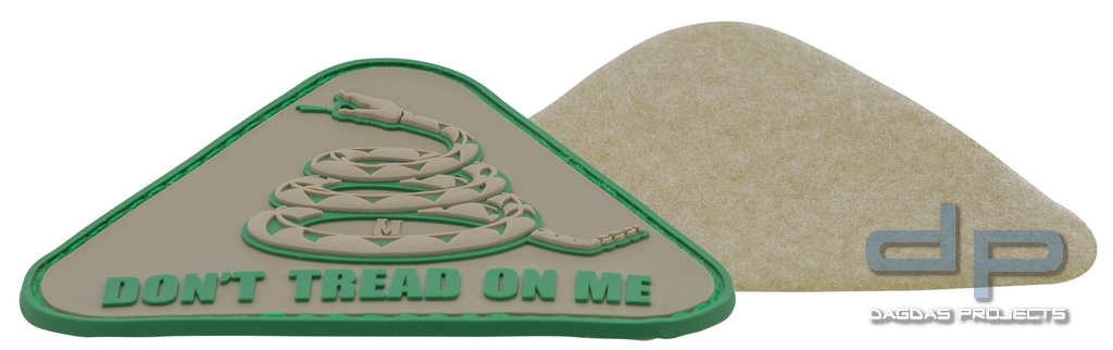 Maxpedition Rubber Patch DON'T TREAD ON ME Arid