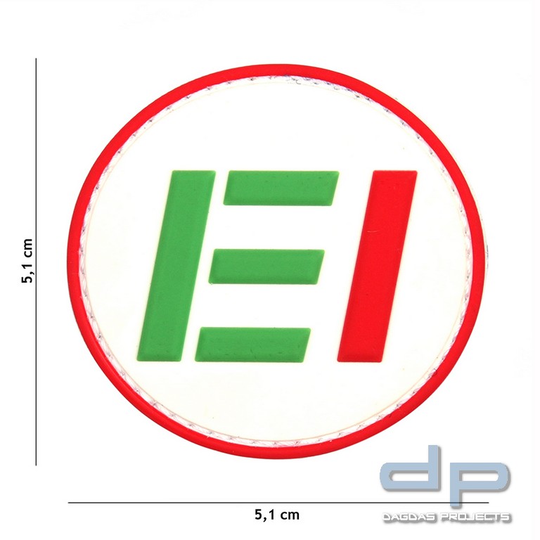 Emblem 3D PVC Esercito EI weiss