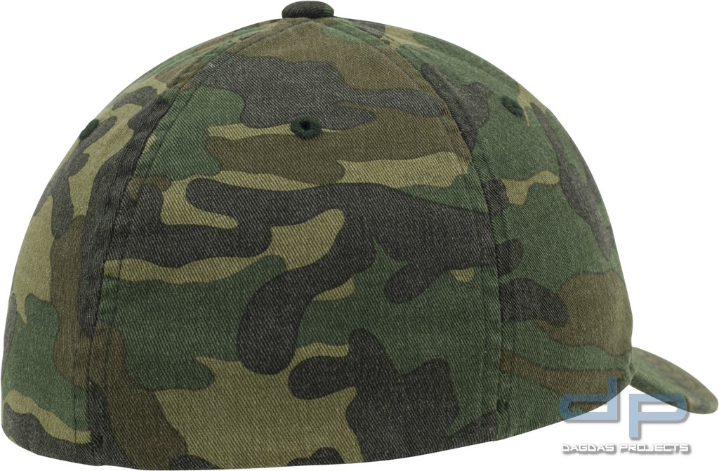 Flexfit Garment Washed Camo Cap
