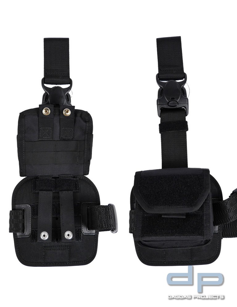 COP® abnehm. Holsterplatte "221TZMOL" m. SL3X2-Schließe, Klett-MOLLE & UBL-Bohr.