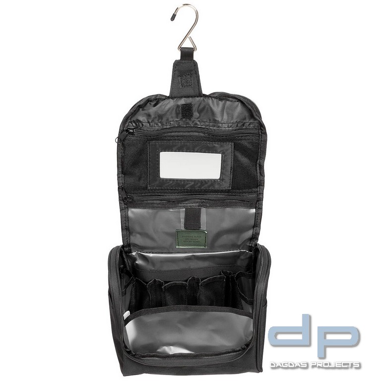 Waschzeugtasche, schwarz