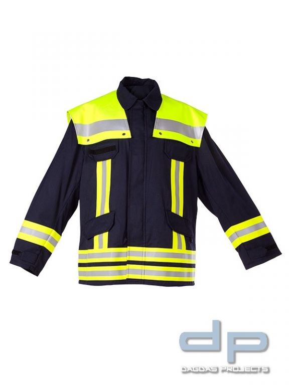 Feuerwehrjacke HuPF Teil 3 Oberstdorf 2000 50%/50% Euramid® Lenzing FR mit Koller