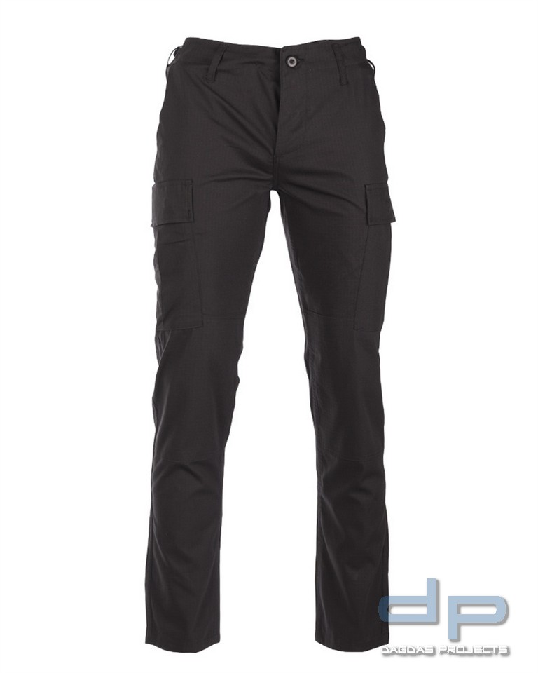 US BDU FELDHOSE R/S ′SLIM FIT′ SCHWARZ