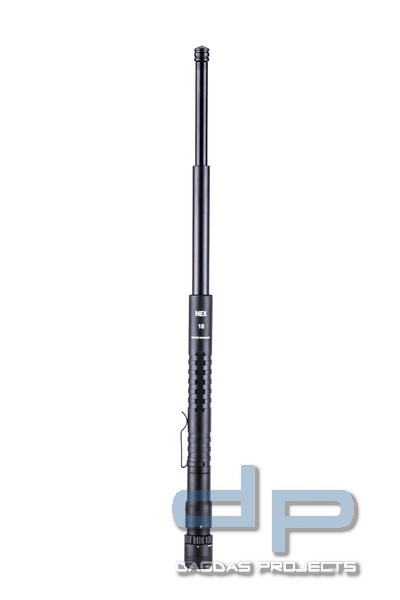 Ausziehbarer Einsatzstock N18L WALKER. leicht - 260g, 18" - 474 mm integrierter LED Taschenlampe 410