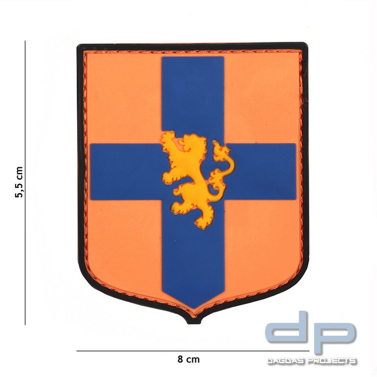 Emblem 3D PVC Niederländisches Schild orange