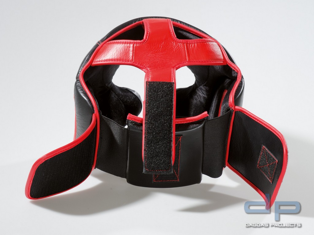 Sparring Kopfschutz in Schwarz-Rot