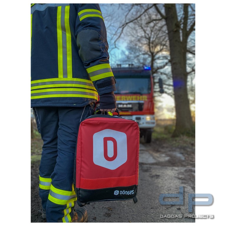 Dönges Notfallrucksack SEG mit Innentaschen und Füllung nach DIN 14142