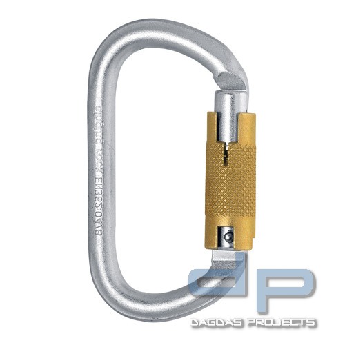 Singing-Rock Oval TriLock Stahl-Karabiner