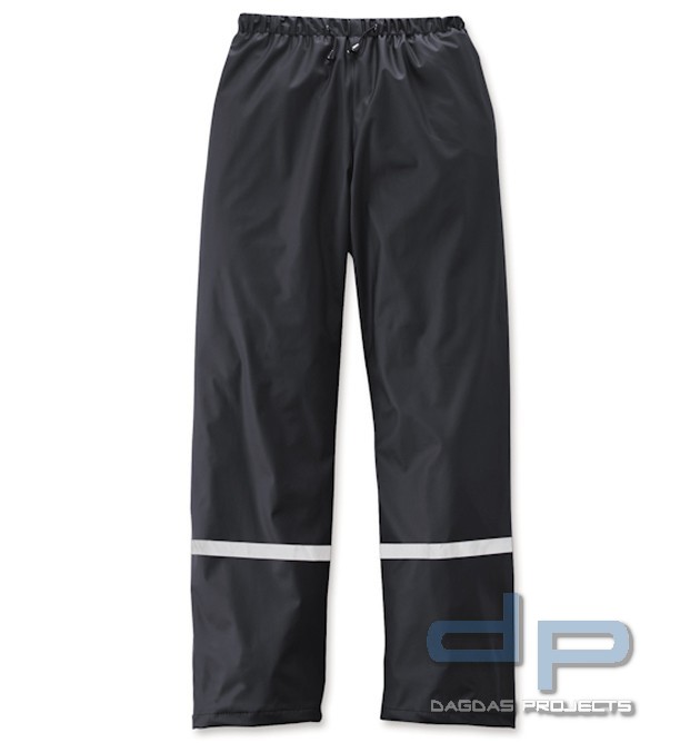 PU-REGENBUNDHOSE MIT REFLEXSTREIFEN in Nachtblau