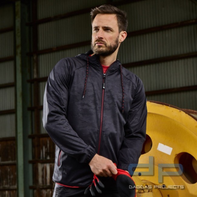 Leichte Freizeitjacke in ANthrazit-Schwarz