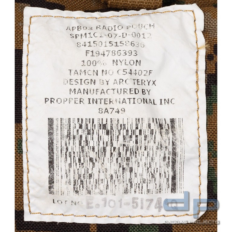 US Funkgerätetasche, für Rucksack USMC ILBE, gebraucht