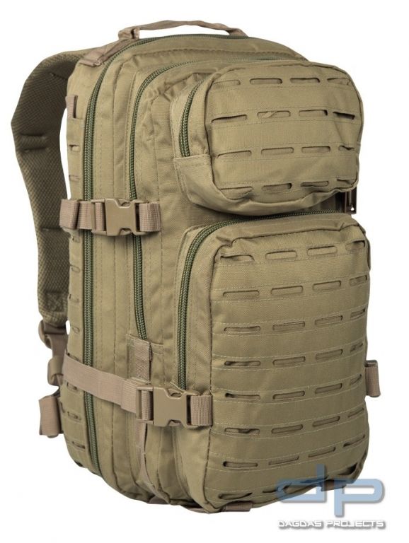 US Assault Pack Small Laser Cut verschiedene Farben