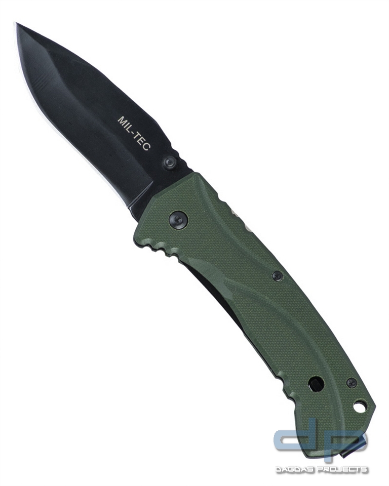 EINHANDMESSER G10 440 S/STEEL OLIV VPE 2