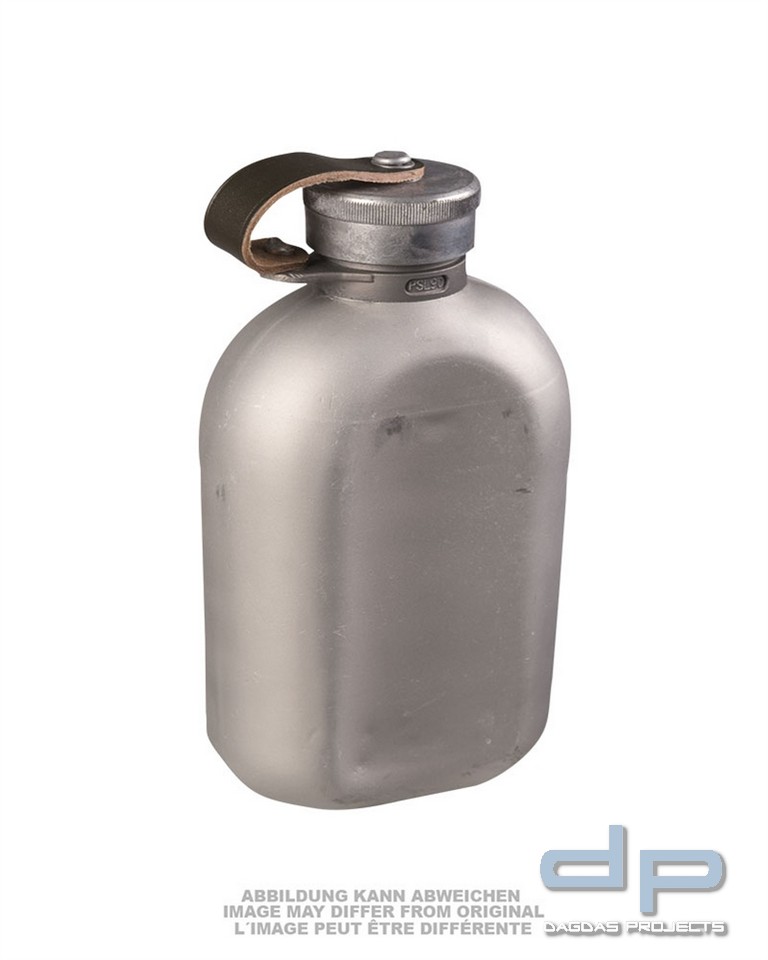 BW FELDFLASCHE ALU MIT HÜLLE TARN GEBRAUCHT VPE 5