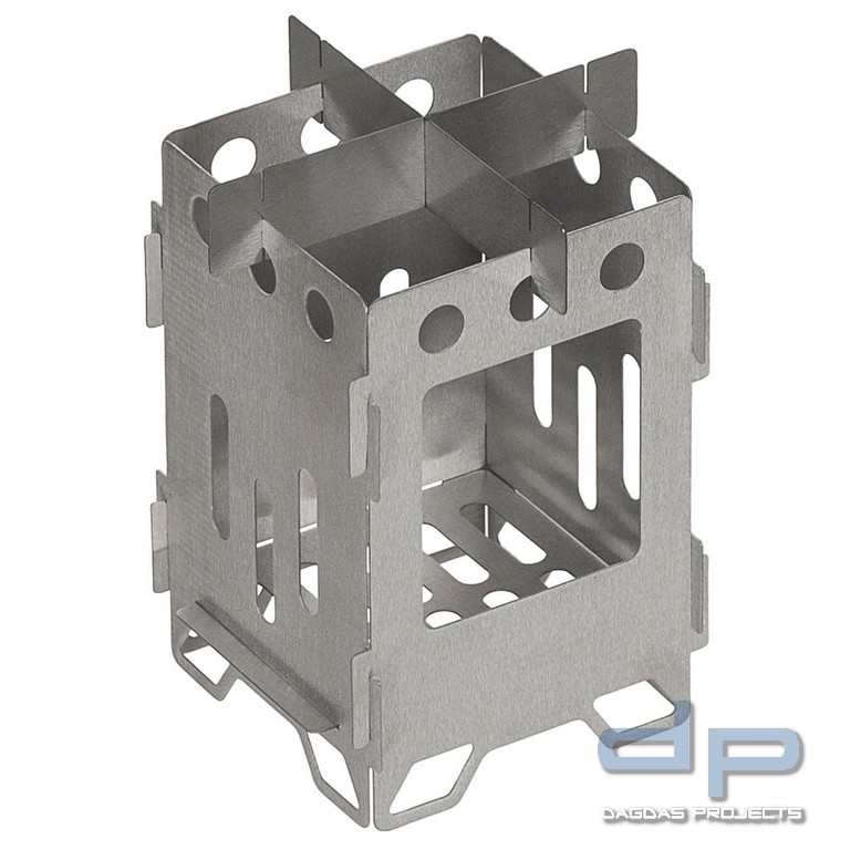 Outdoor-Kocher, "Hobo", klein, Edelstahl