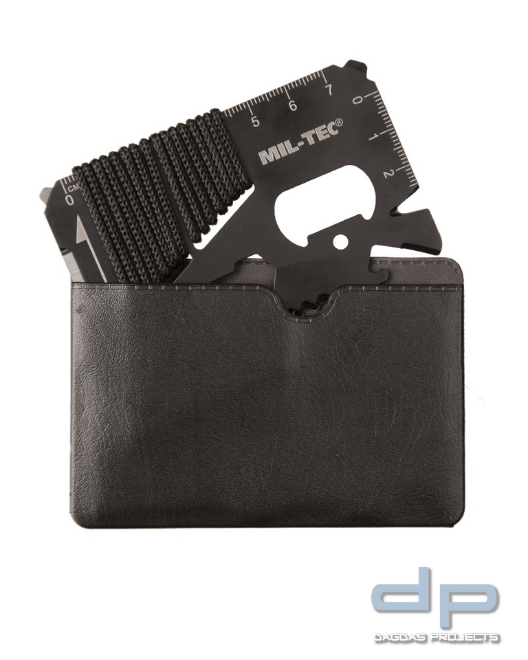 SURVIVAL TOOL PARACORD SCHWARZ M.HÜLLE VPE 10