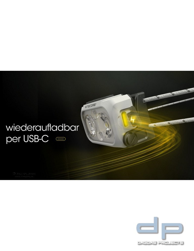 NiteCore® NU21 Stirnlampe - 360 Lumen