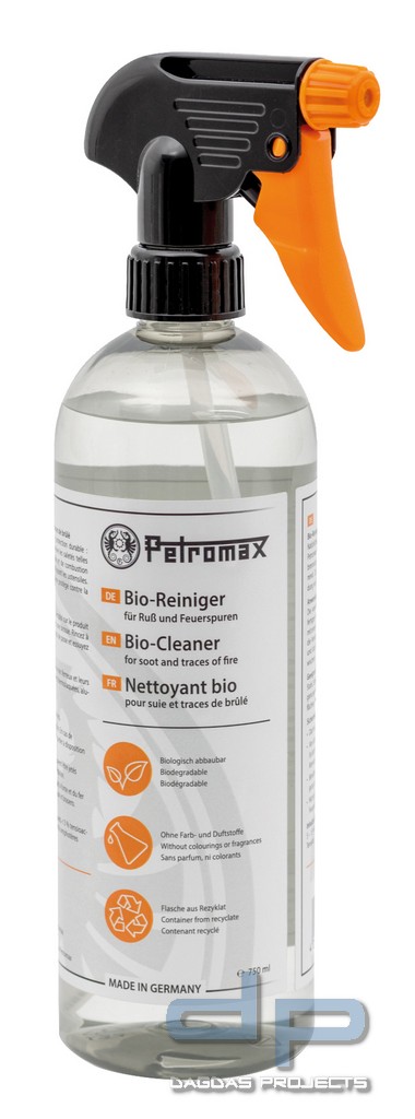 PETROMAX BIO-REINIGER PX100 FÜR RUSS UND FEUERSPUREN 750 ML