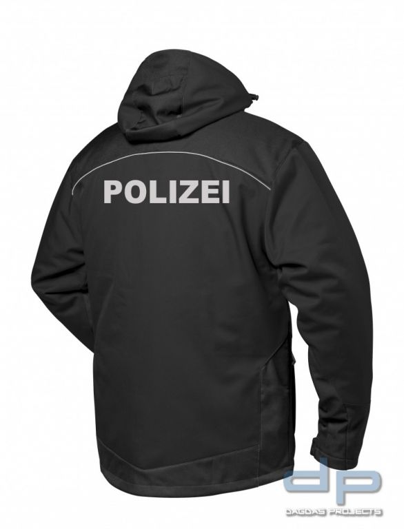 Winter Softshelljacke wind- und wasserdicht mit Aufdruck nach Wunsch in reflex silber