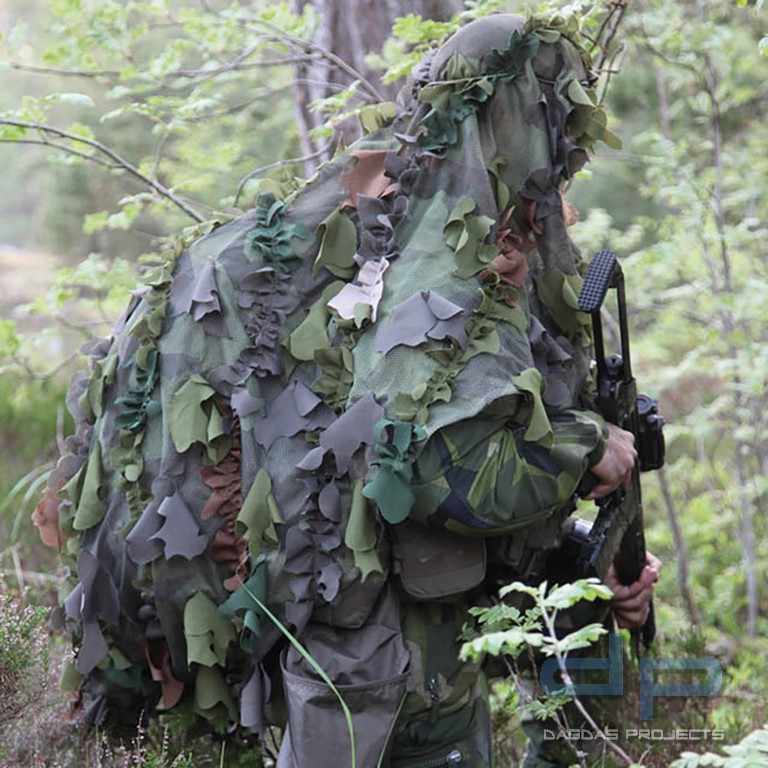 SnigelDesign 3D Ghillie Tarnnetz Umhang