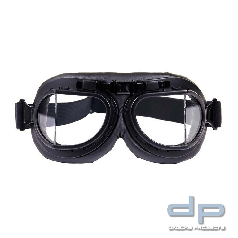 Motorrad brille schwarz RAF
