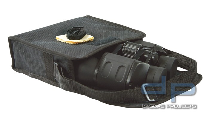 Fernglas Gummiarmiert mit Etui 20x50 Schwarz