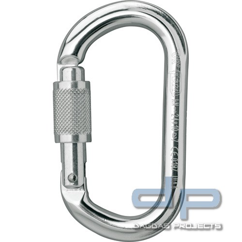 PETZL OK SCREW-LOCK Alu-Karabiner