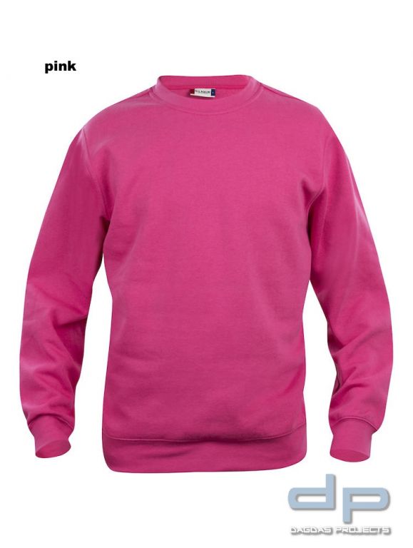 Clique Basic Roundneck mit Wunschaufdruck in verschiedenen Farben