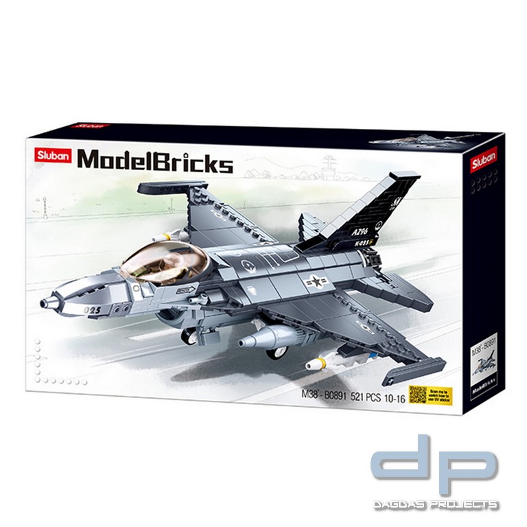 Sluban Falcon fighter M38-B0891