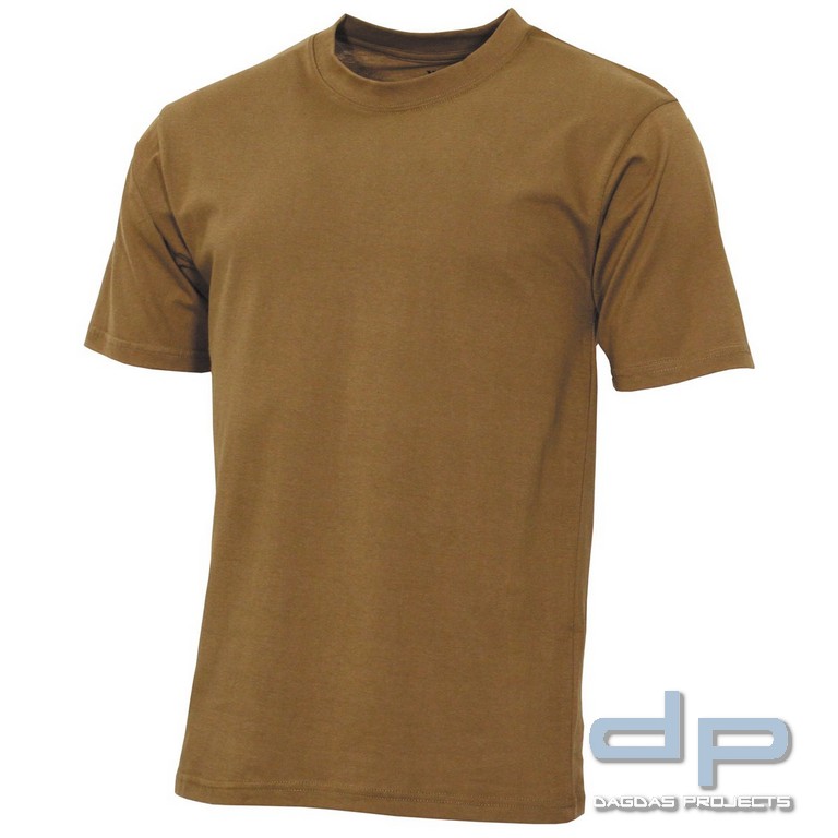US T-Shirt, "Streetstyle", coyote tan, 140-145 g/m²