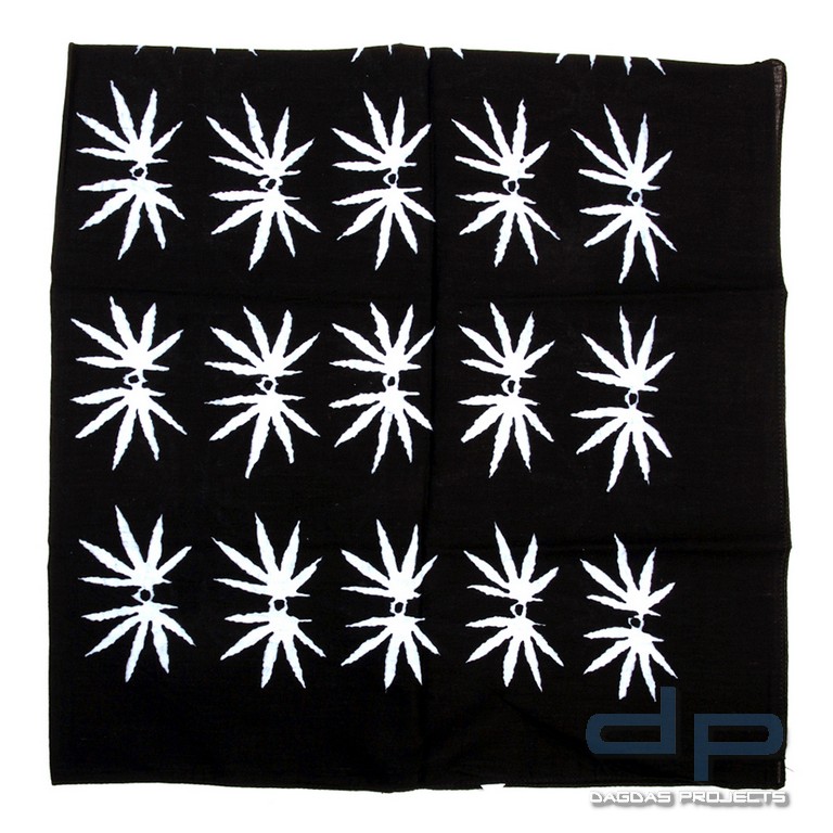 Bandana groß mit Blätter