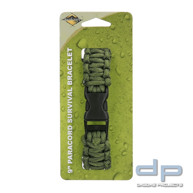 BCB Paracord 9 Zoll grün CM073G