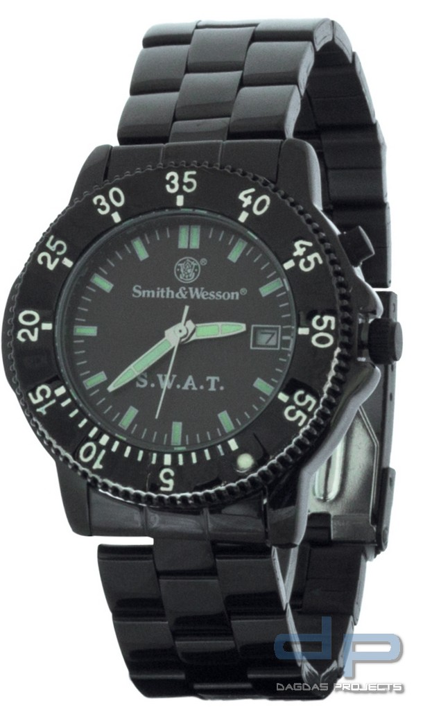 Smith & Wesson SWAT Uhr mit Edelstahlarmband