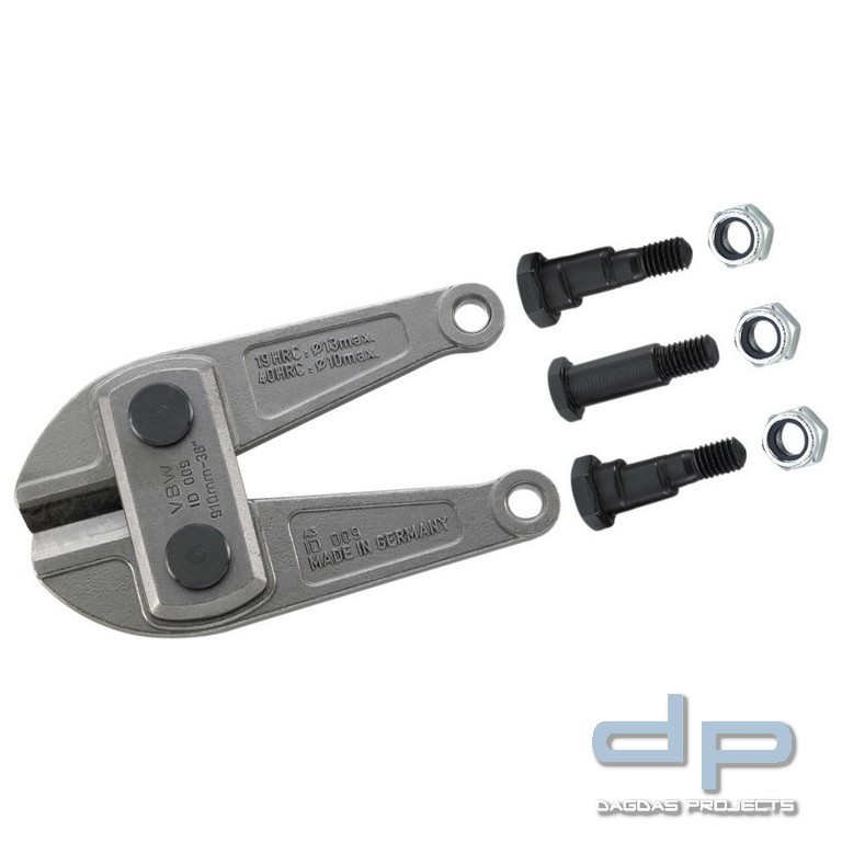 VBW Ersatzmesserkopf für Bolzenabschneider, Waggonit 610 mm, LightCUT 610 mm