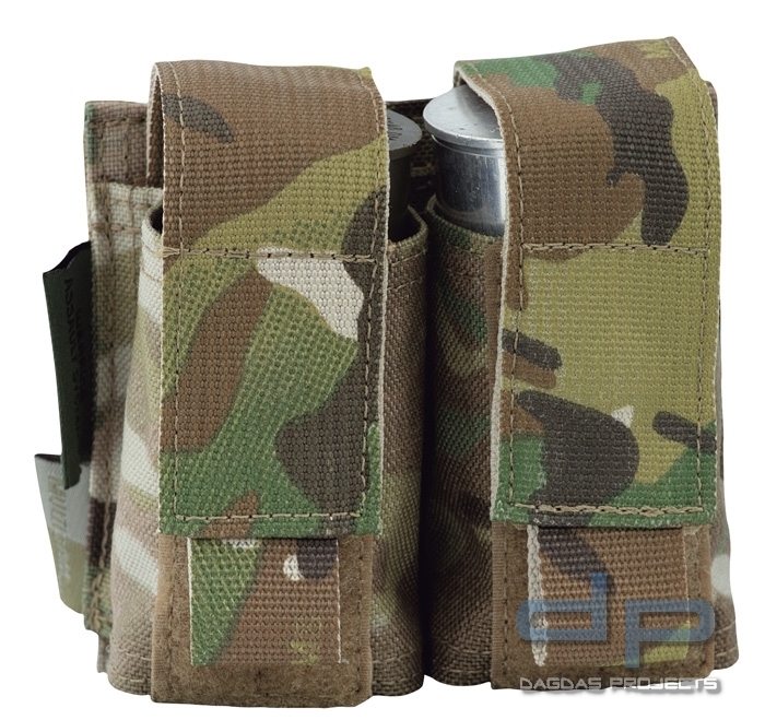 Warrior Double 40mm Pouch Multicam