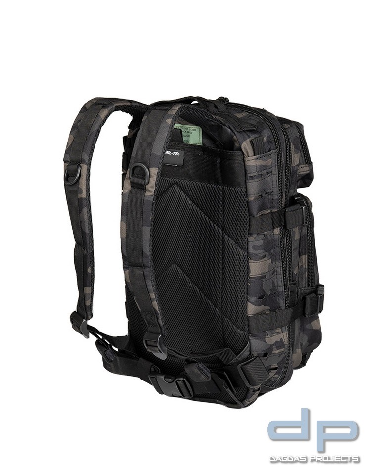 US ASSAULT PACK SM LASER CUT DARK CAMO VPE 2