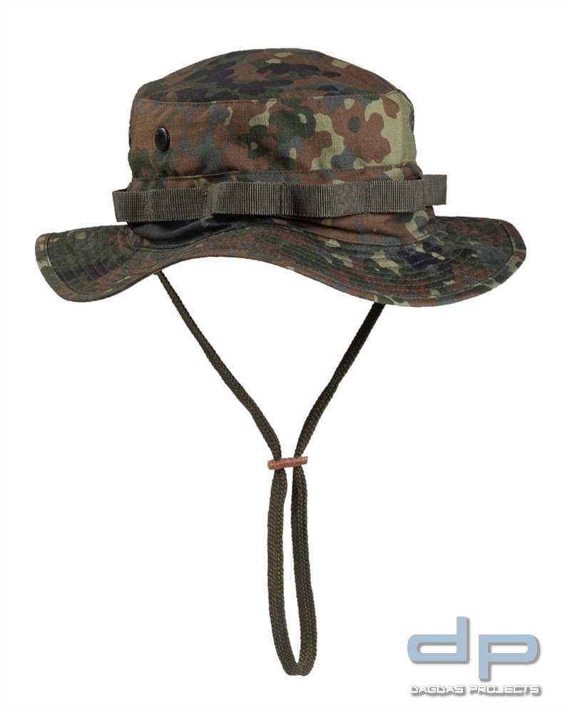US GI DSCHUNGELHUT ′ONE SIZE′ FLECKTARN VPE 3