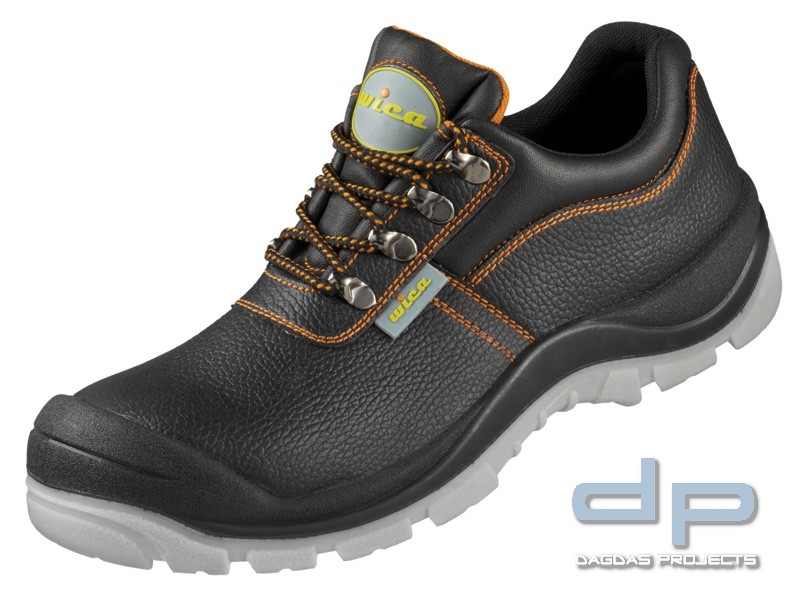Halbschuhe ÜK mit orangenen Nähten