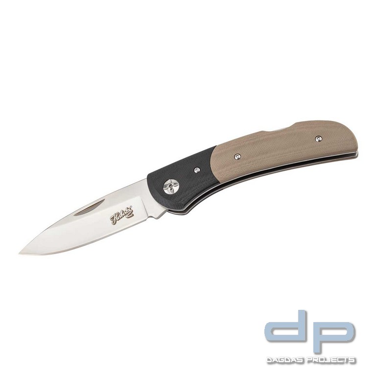 Taschenmesser G10 mit Heftschalen aus schwarzem und grünem G10
