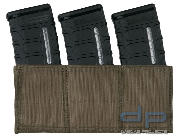 Warrior Triple Velcro Mag Pouch - Klettbar