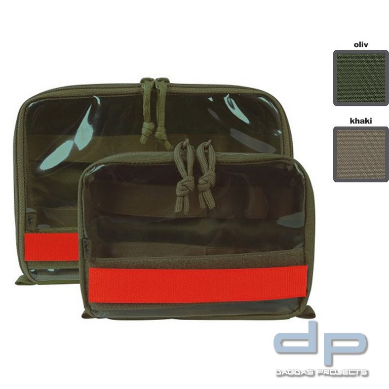 Tasmanian Tiger 2er Klett-Taschen Set "Medic" in Khaki und Oliv