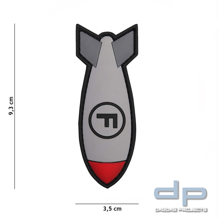 Emblem 3D PVC F. Bombe weiss