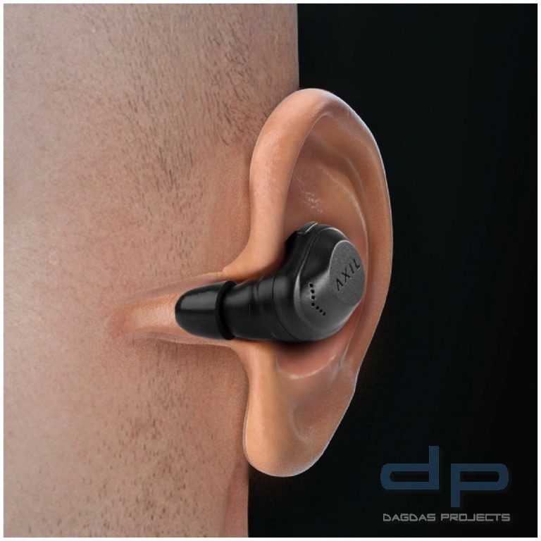 AXIL XCOR aktive Gehörschutzstöpsel mit Bluetooth, max. 29 dB SNR